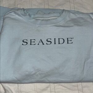Light Blue Seaside Sweatshirt Size Large
